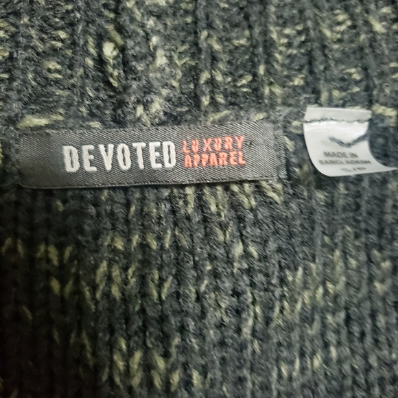 Devoted luxury apparel knit open cardigan size S - Picture 4 of 9